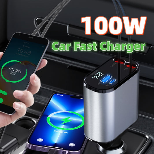 Metal Car Super Fast Charging Adapter - Splendor Drop