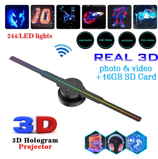 3D Holographic Projector LED